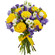bouquet of yellow roses and irises. Turkey