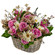 floral arrangement in a basket. Turkey